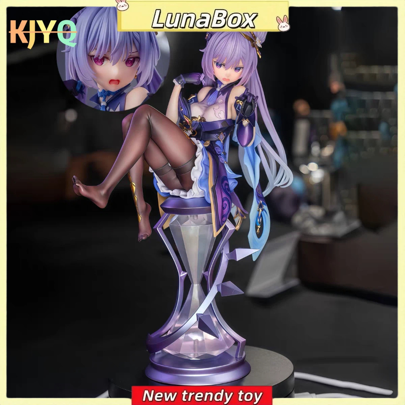 Anime Merchandise China - Keqing Anime Figure Sculpture Highquality Merchandise