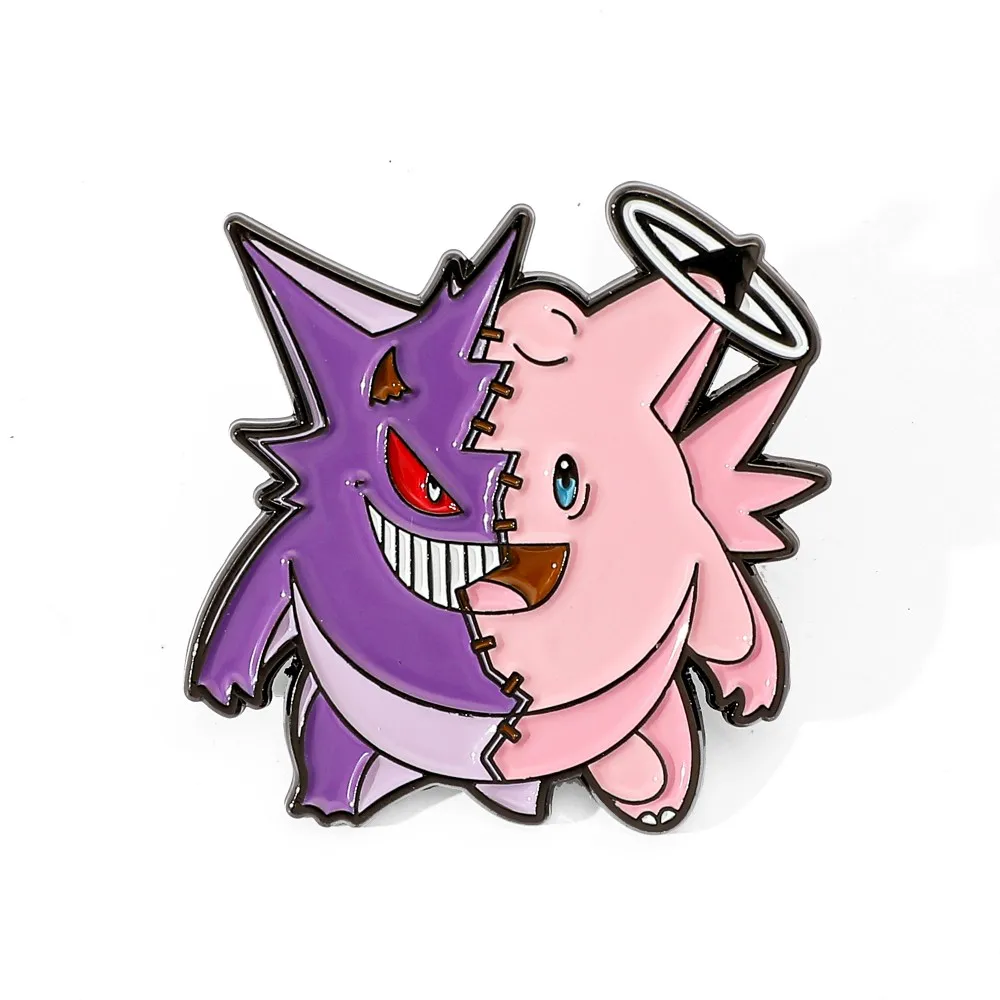 Enamel Pin Set - 1 Pc Cartoon Jigglypuff Brooch Handsome