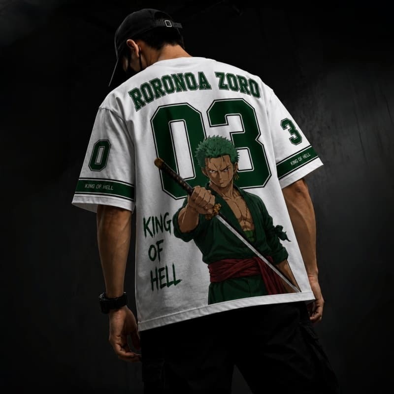 Zoro Anime Merchandise - One Piece Roronoa Zoro Trendy Jersey
