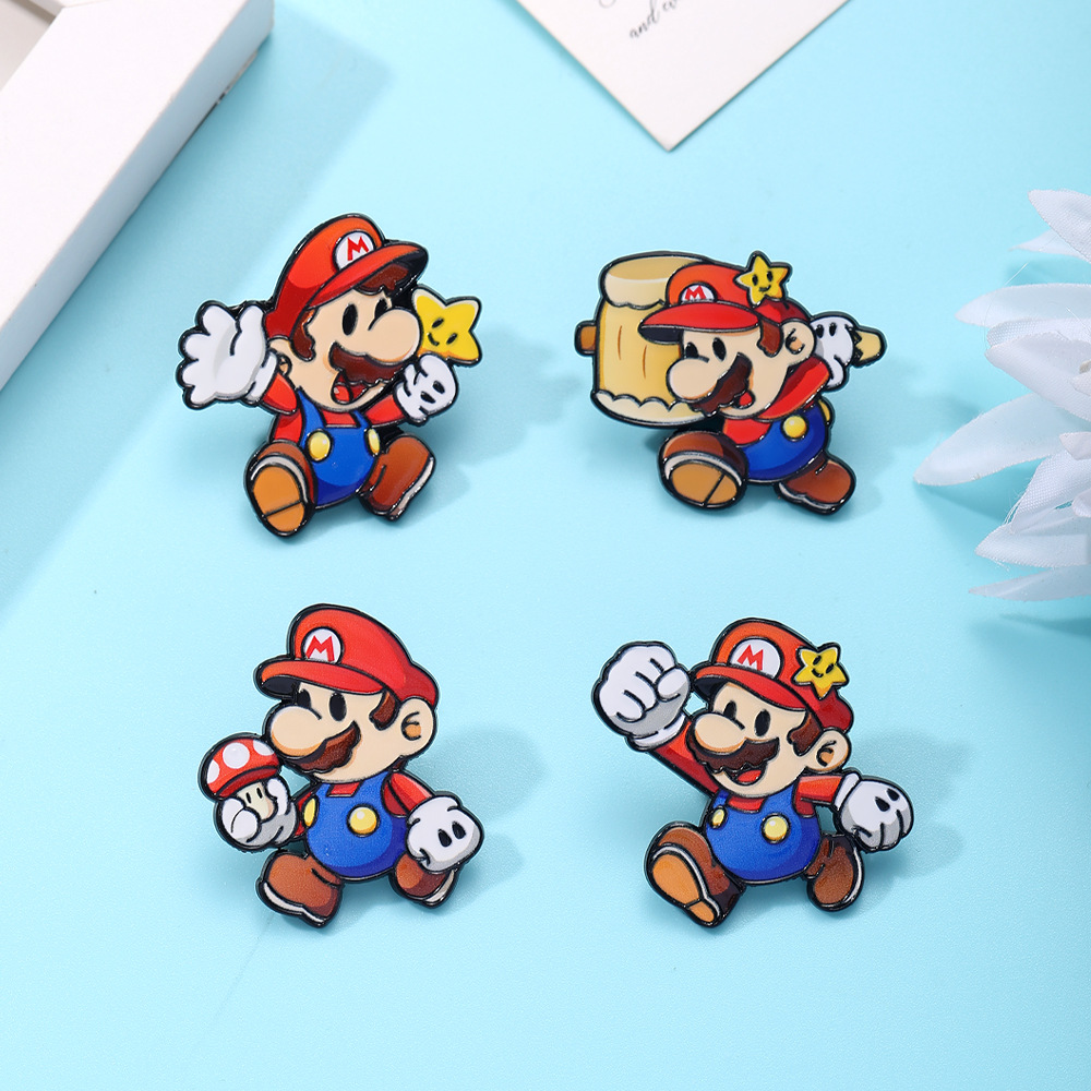 4/8Pcs Cute Game Figure Dinosa - Enamel Pin Set recension och pris