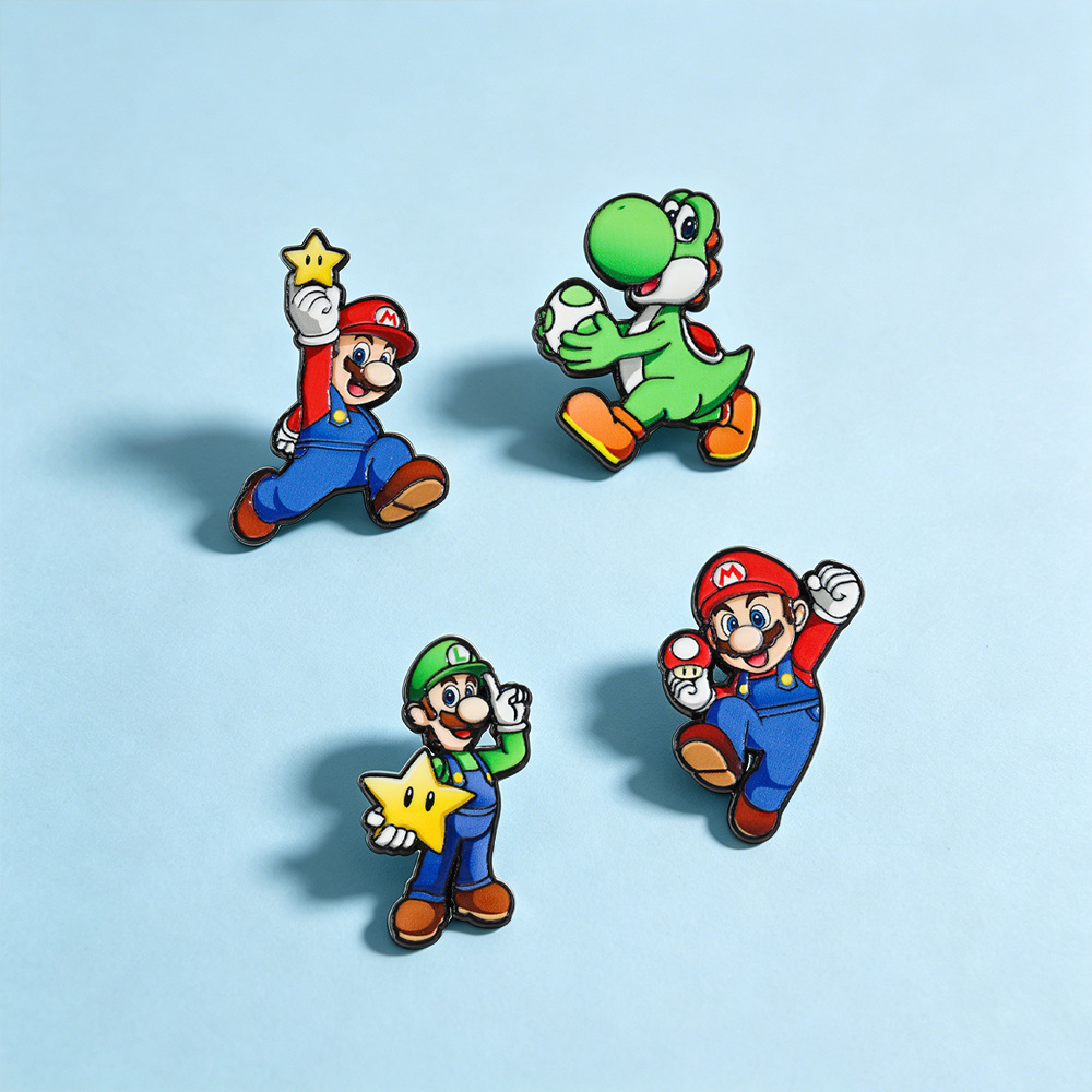 4/8Pcs Cute Game Figure Dinosa - Enamel Pin Set recension och pris