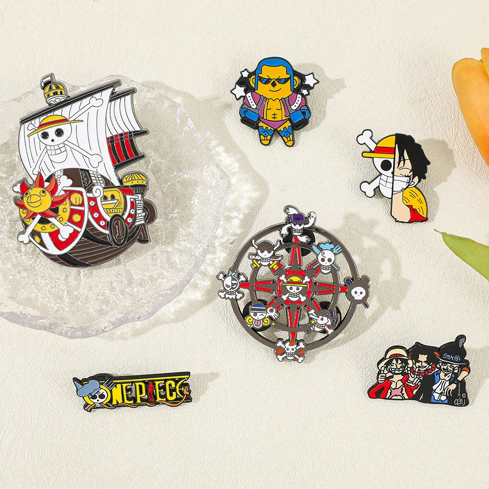 6Pcs Anime Enamel Pins Set Luf - Enamel Pin Set recension och pris
