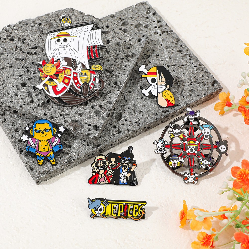 6Pcs Anime Enamel Pins Set Luf - Enamel Pin Set recension och pris