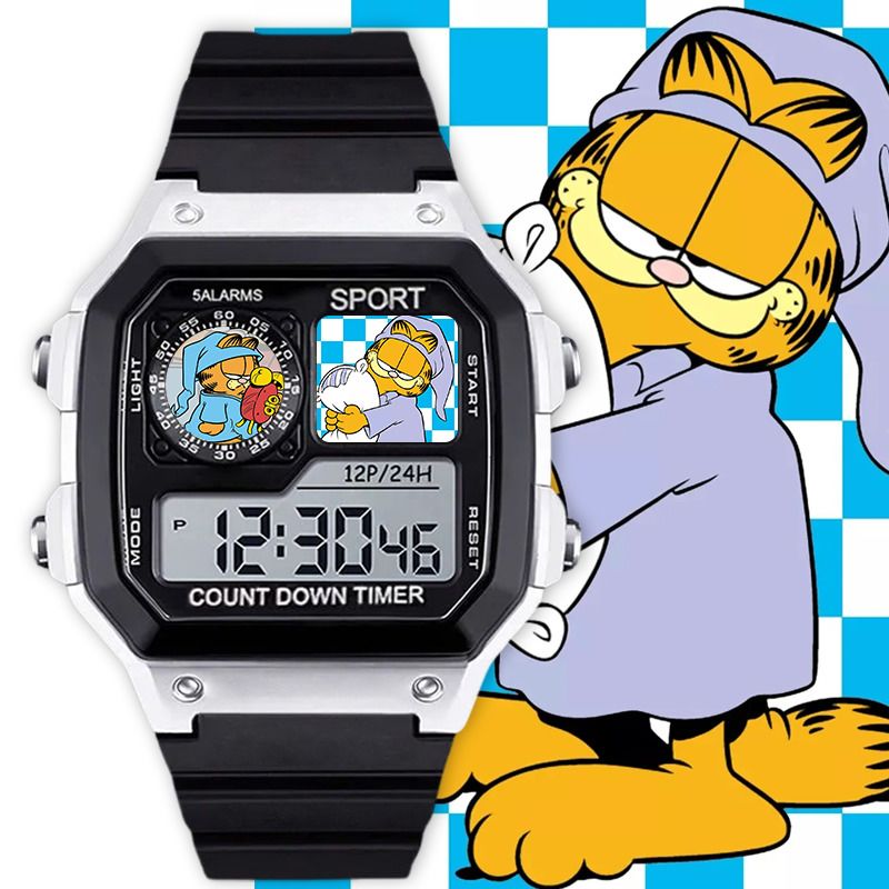 Garfield cartoon cute student  - Anime Merchandise For Girls recension och pris