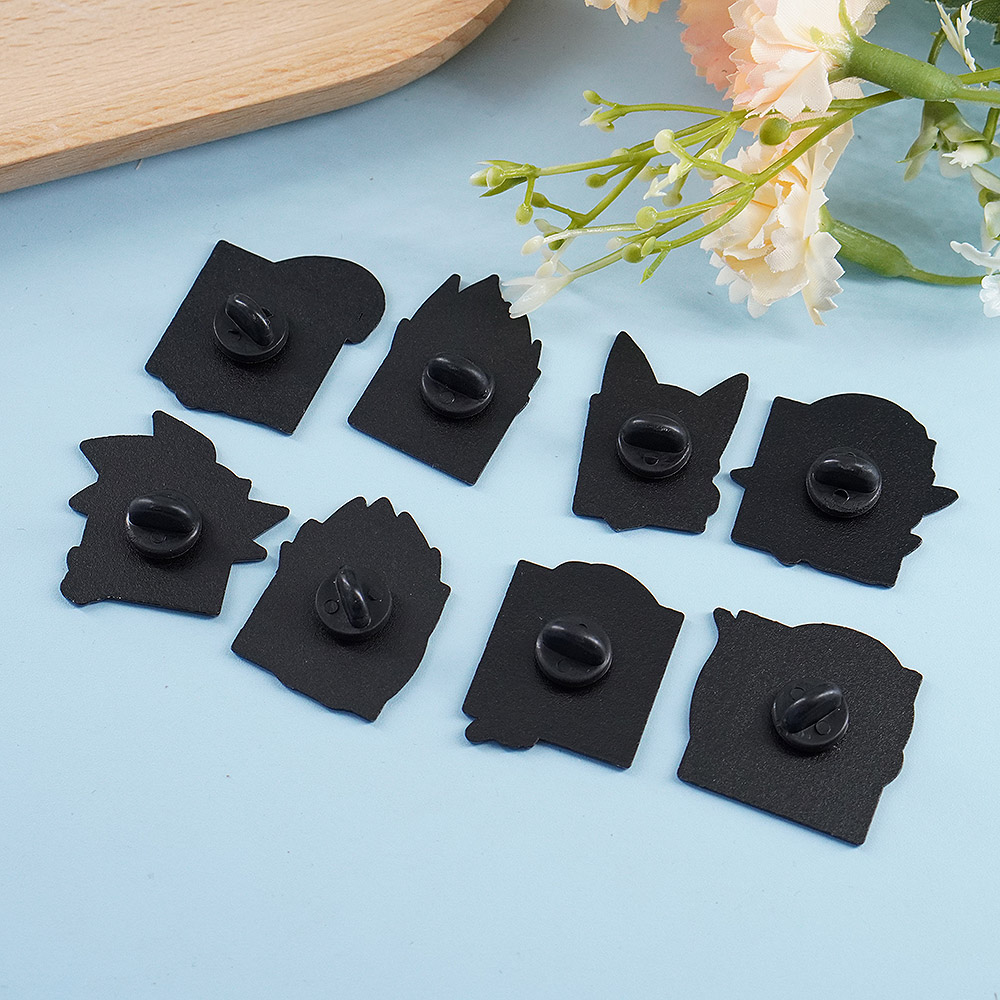 8Pcs Chibi Goku Character Enam - Enamel Pin Set recension och pris